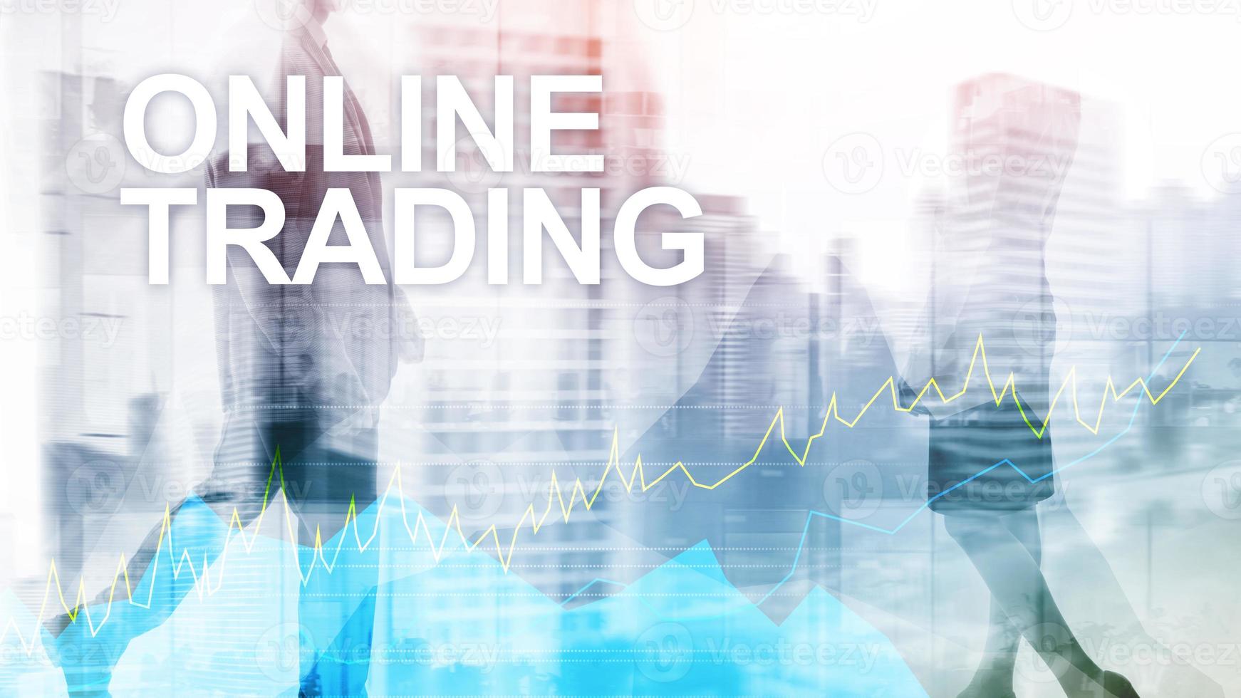 Online trading, Forex, Investment and financial market concept. photo