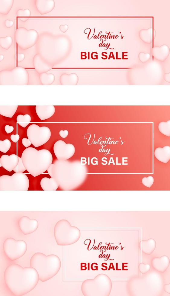 Valentines day sale background with heart. Vector illustration. Wallpaper, flyers, invitation, posters, brochure, voucher,banners