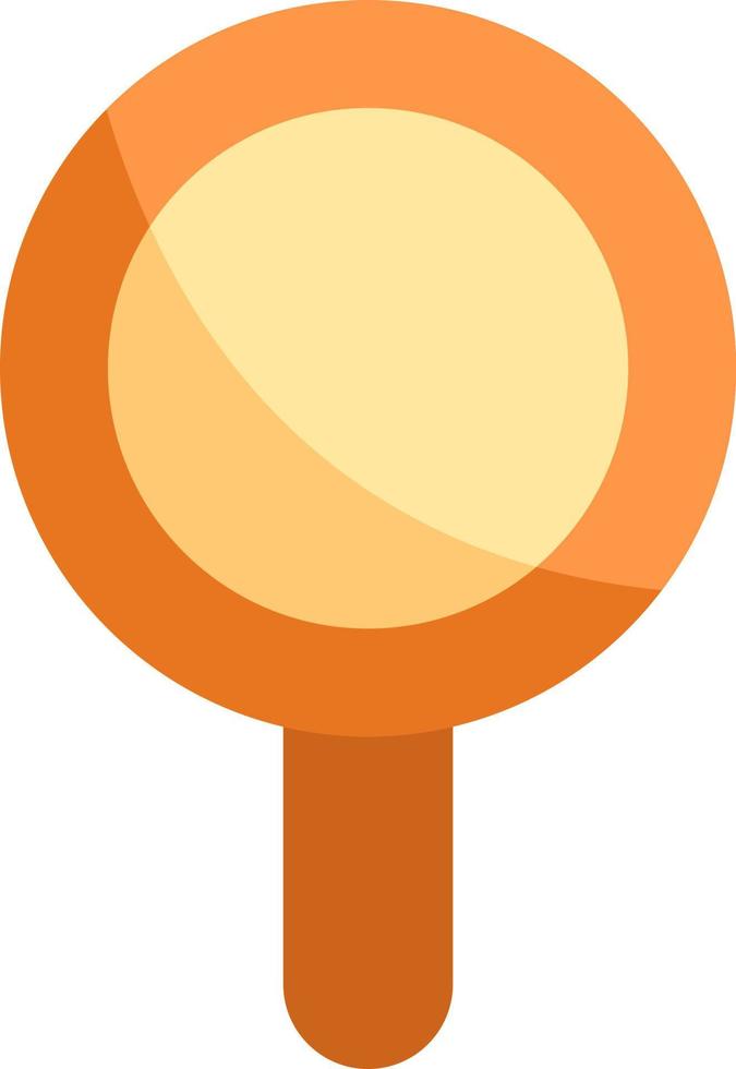 Office magnifier, illustration, vector on a white background.