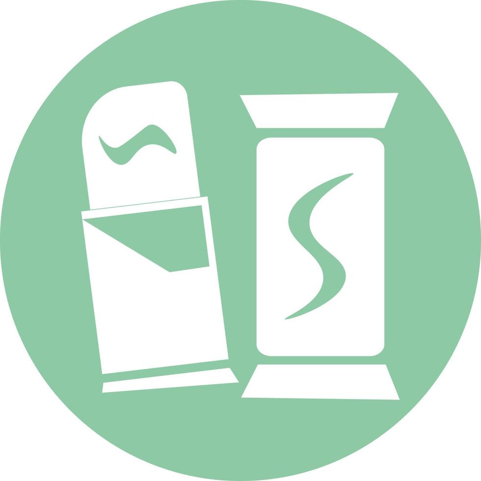 Two chocolate bars, icon illustration, vector on white background