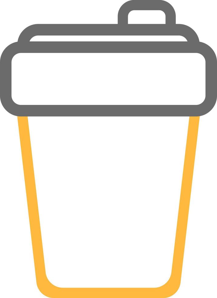 Coffee cup, illustration, vector on white background.