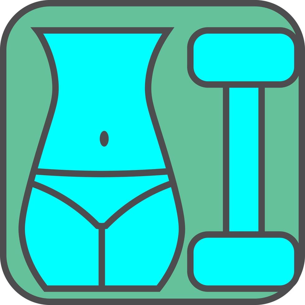 Fitness lifestyle, illustration, vector on a white background.