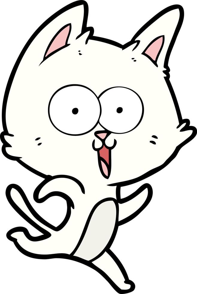 Vector cat character in cartoon style