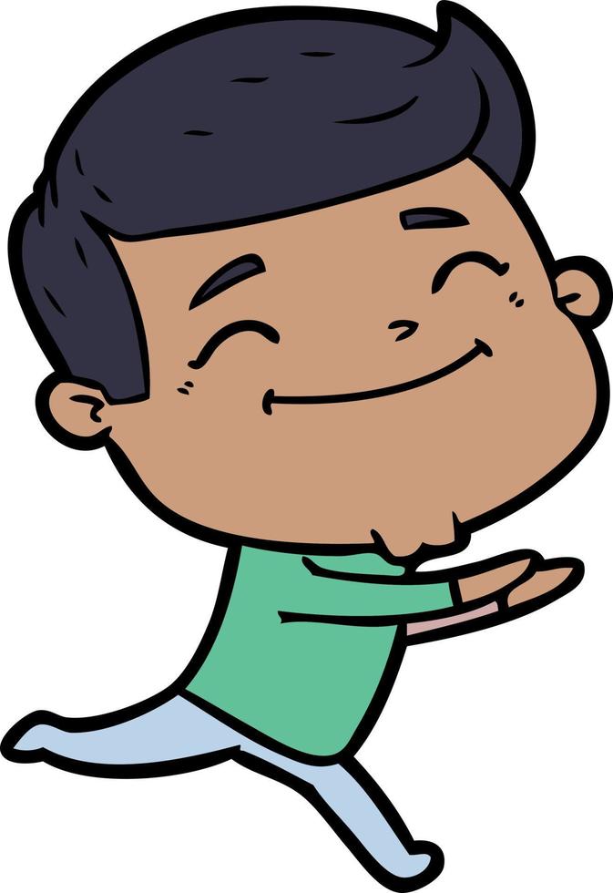 Vector man character in cartoon style