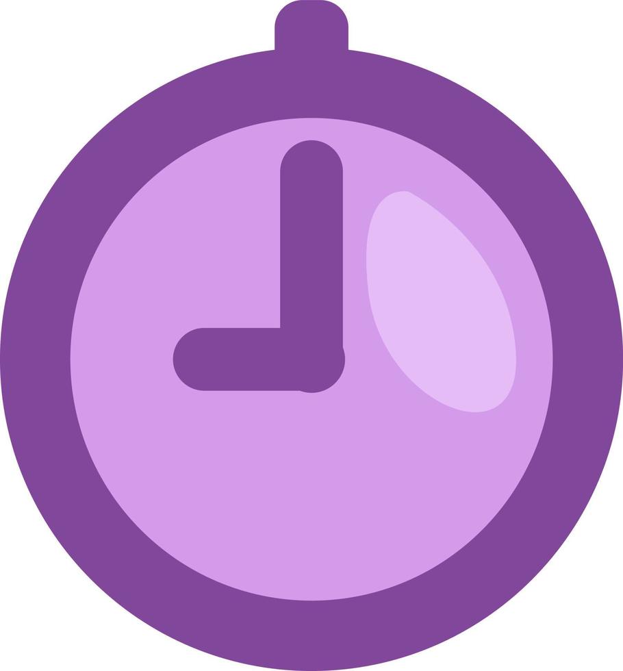 Logistics clock, illustration, vector on a white background.