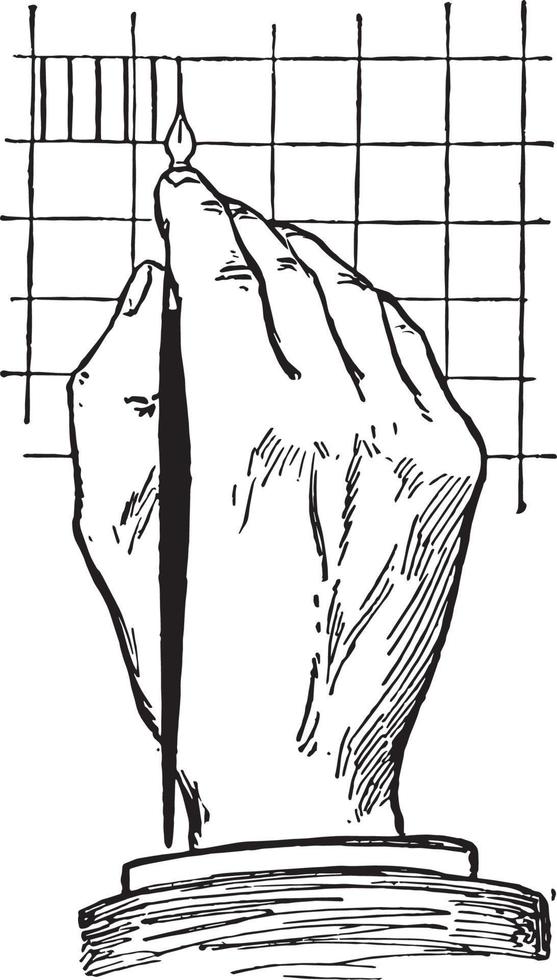 Position for Lettering , normally placed in the corner,  vintage engraving. vector