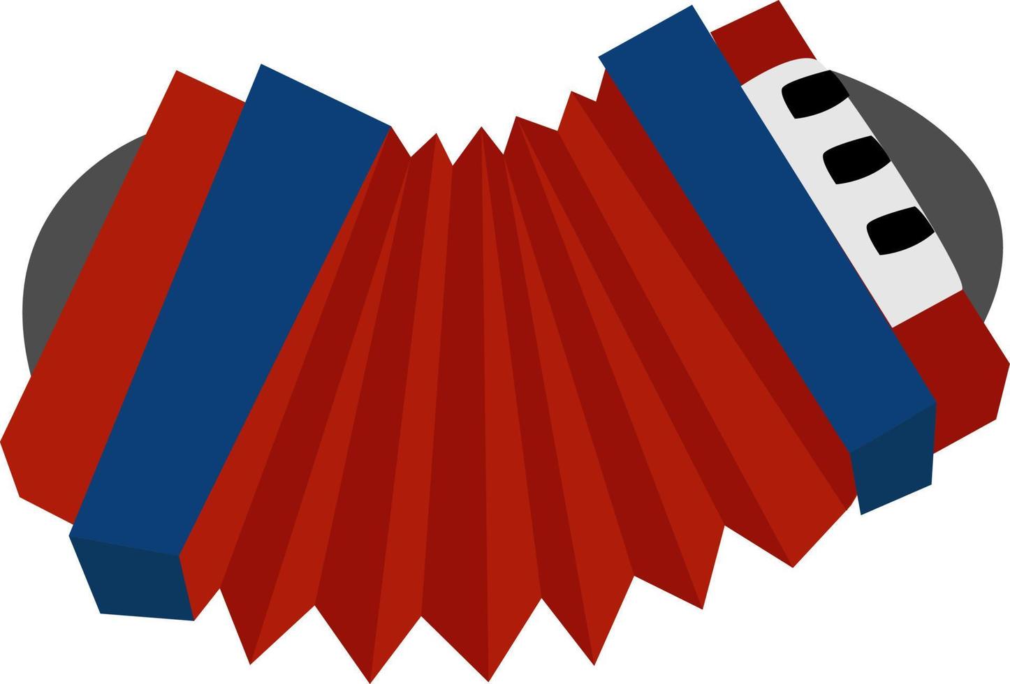 Squeeze box, illustration, vector on white background. 13692108 Vector