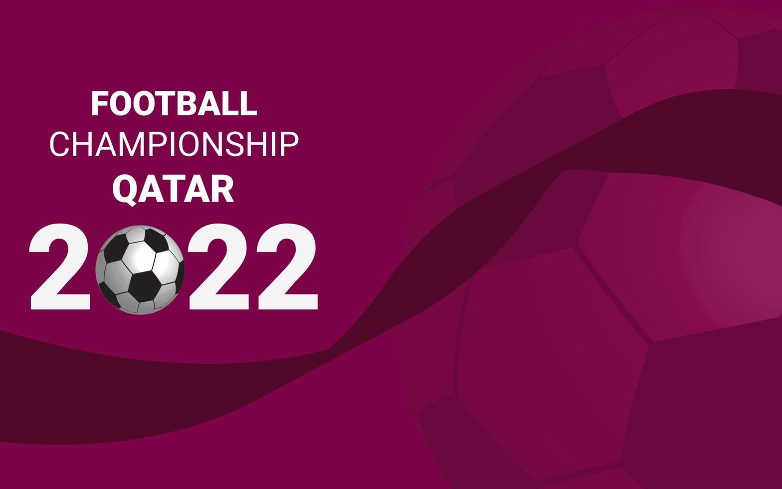 fifa world cup qatar 2022 fondo banner plantilla vector ilustración