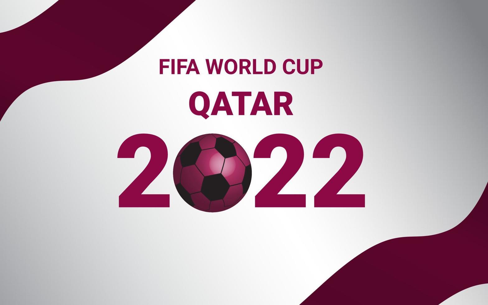 fifa world cup qatar 2022 background banner template vector illustration