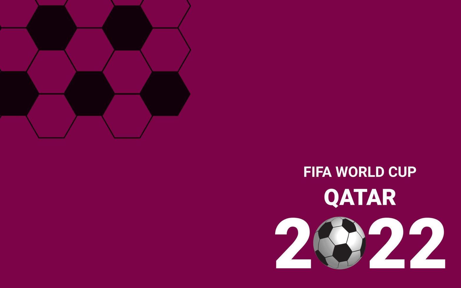 fifa world cup qatar 2022 background banner template vector illustration