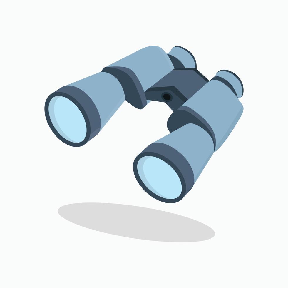 Binoculars vector illustration icon in cartoon style