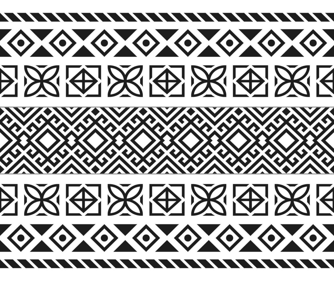 Seamless aztec ethnic tribal pattern. Background for fabric, wallpaper, card template, wrapping paper, carpet, textile, cover. ethnic style pattern vector