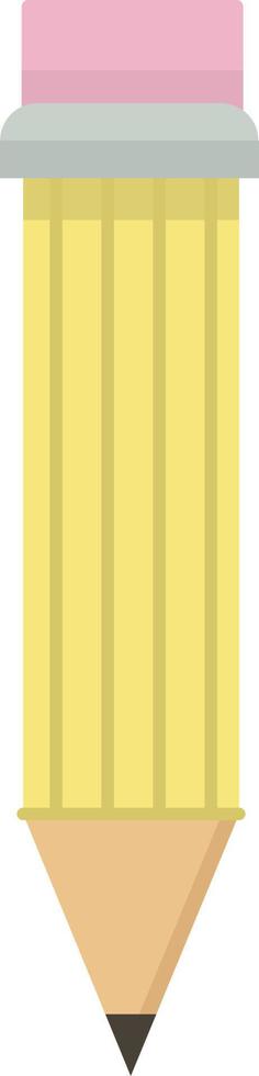 Pencil, illustration, vector on white background.