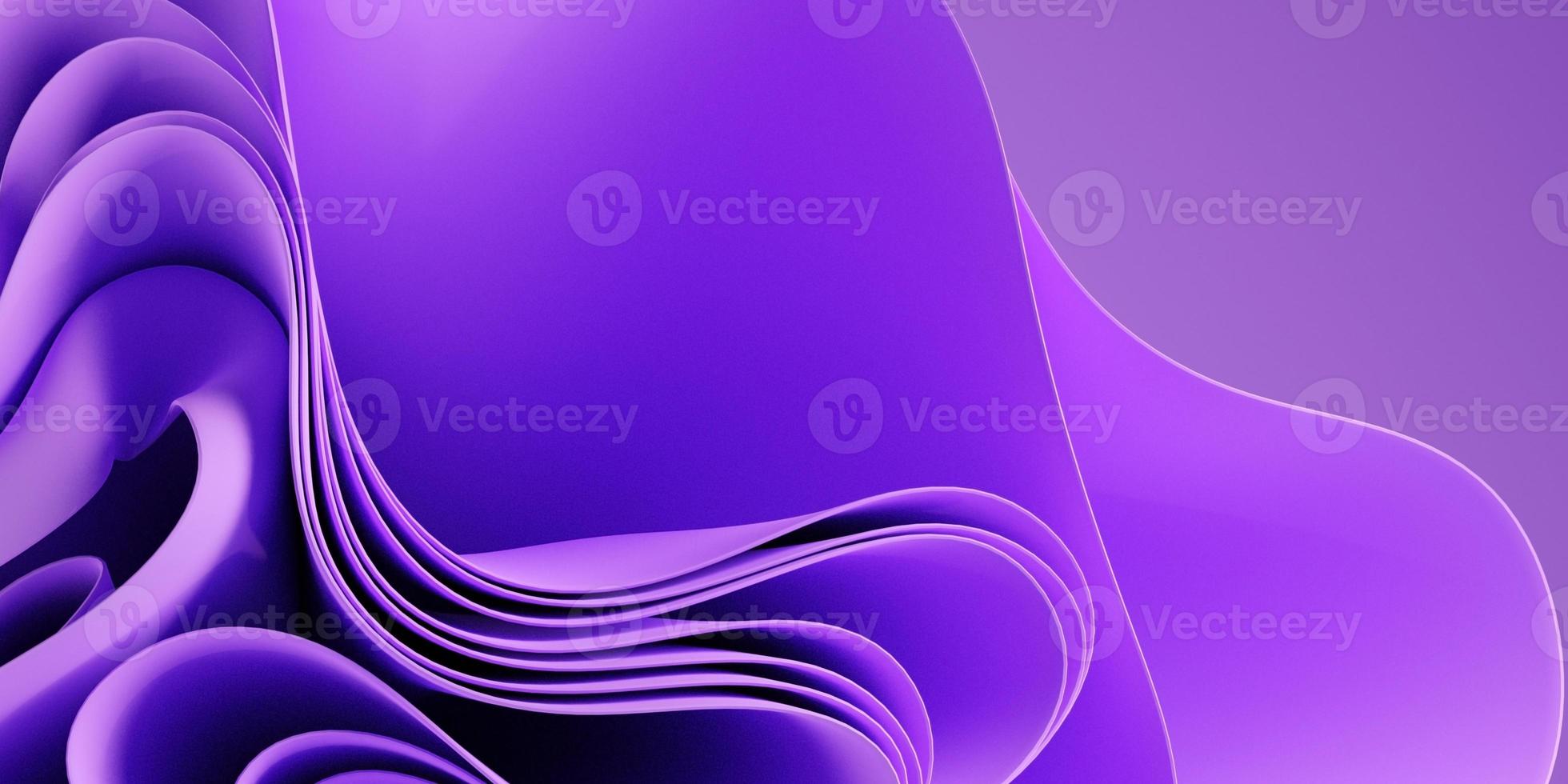3d abstract layered background. Wavy textile for moder fashion design.  Realistic 3d high quality render photo