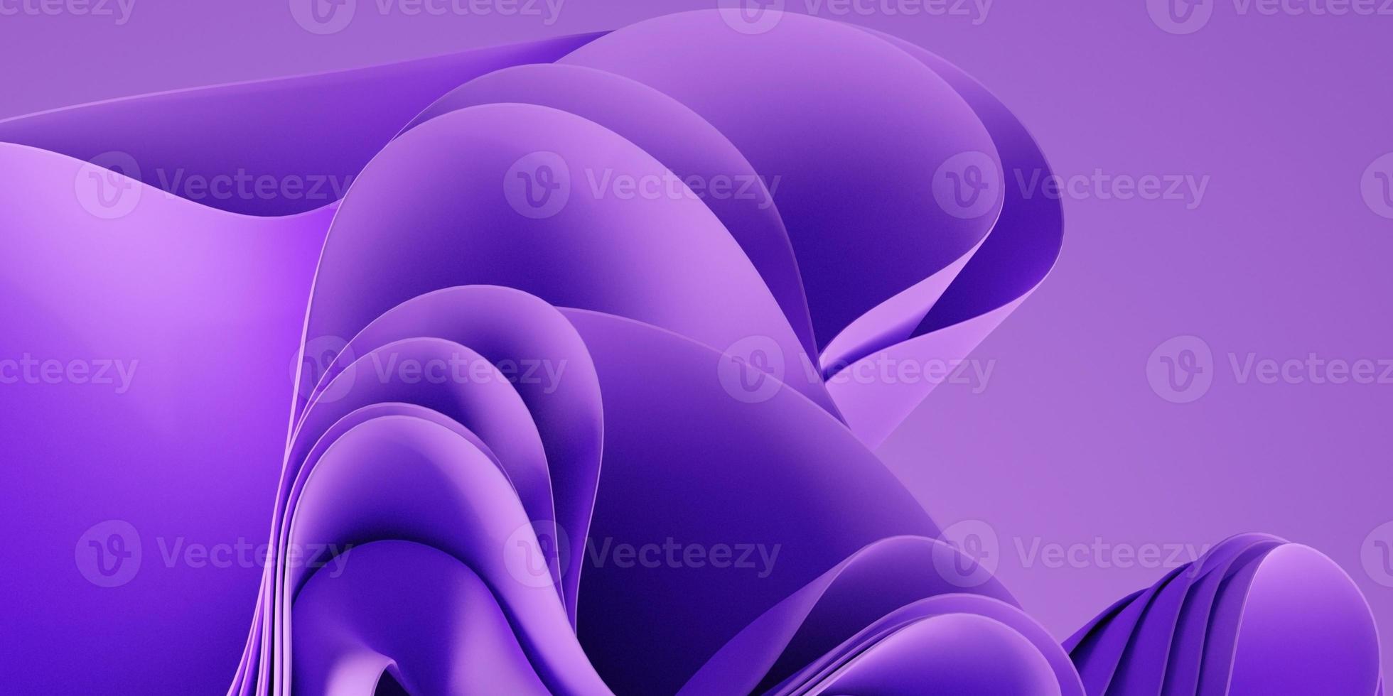 3d abstract layered background. Wavy textile for moder fashion design.  Realistic 3d high quality render photo