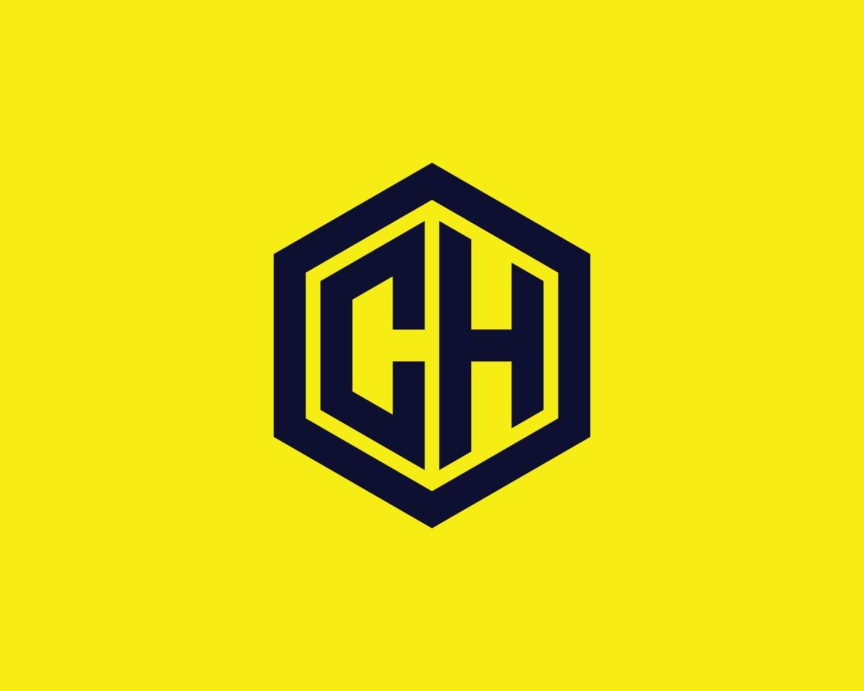 CH HC Logo design vector template