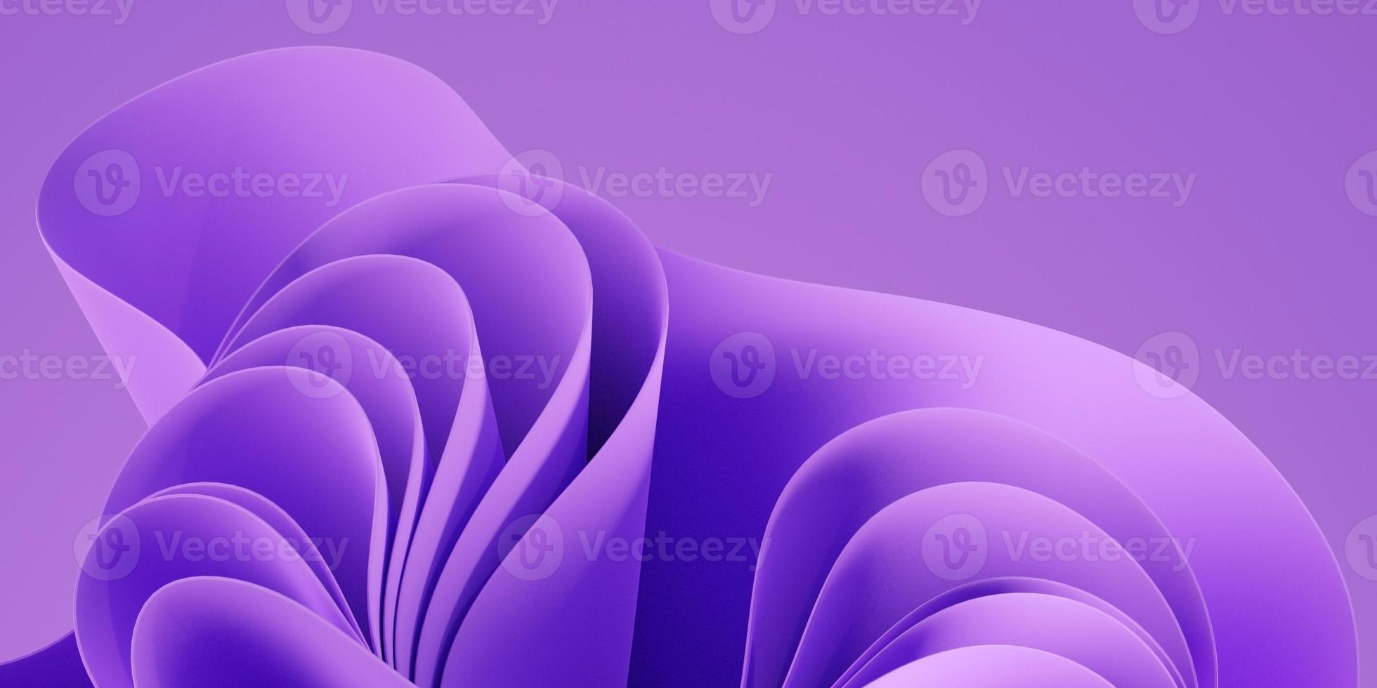 3d abstract layered background. Wavy textile for moder fashion design.  Realistic 3d high quality render photo