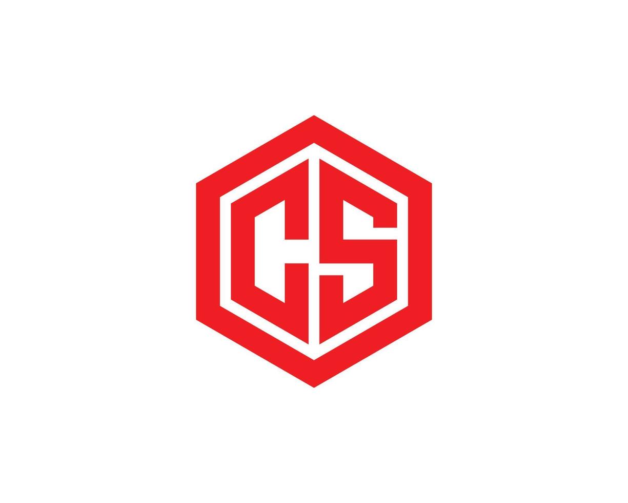 CS SC Logo design vector template