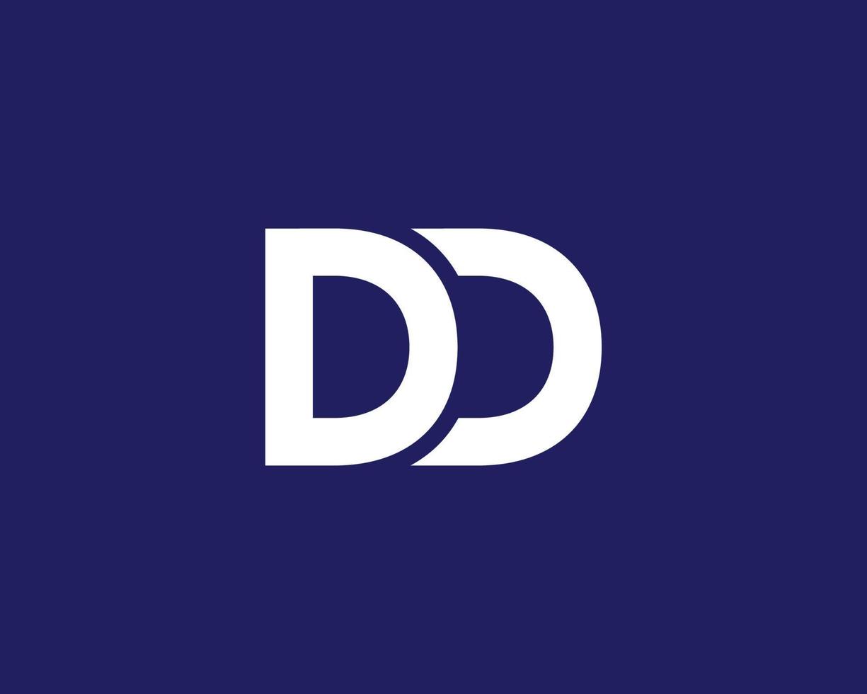 DD logo design vector template