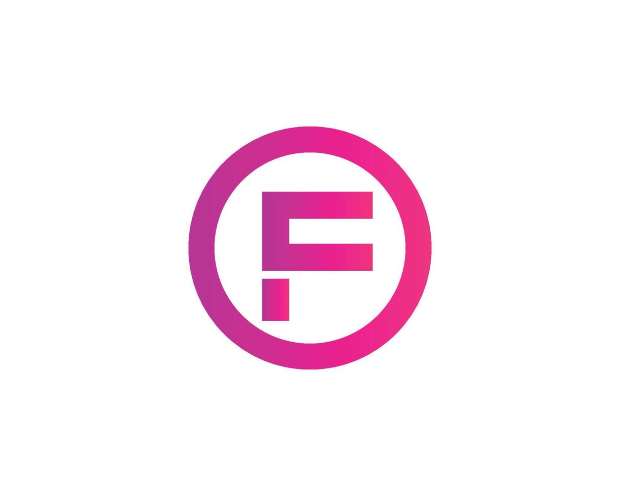 CF FC Logo design vector template