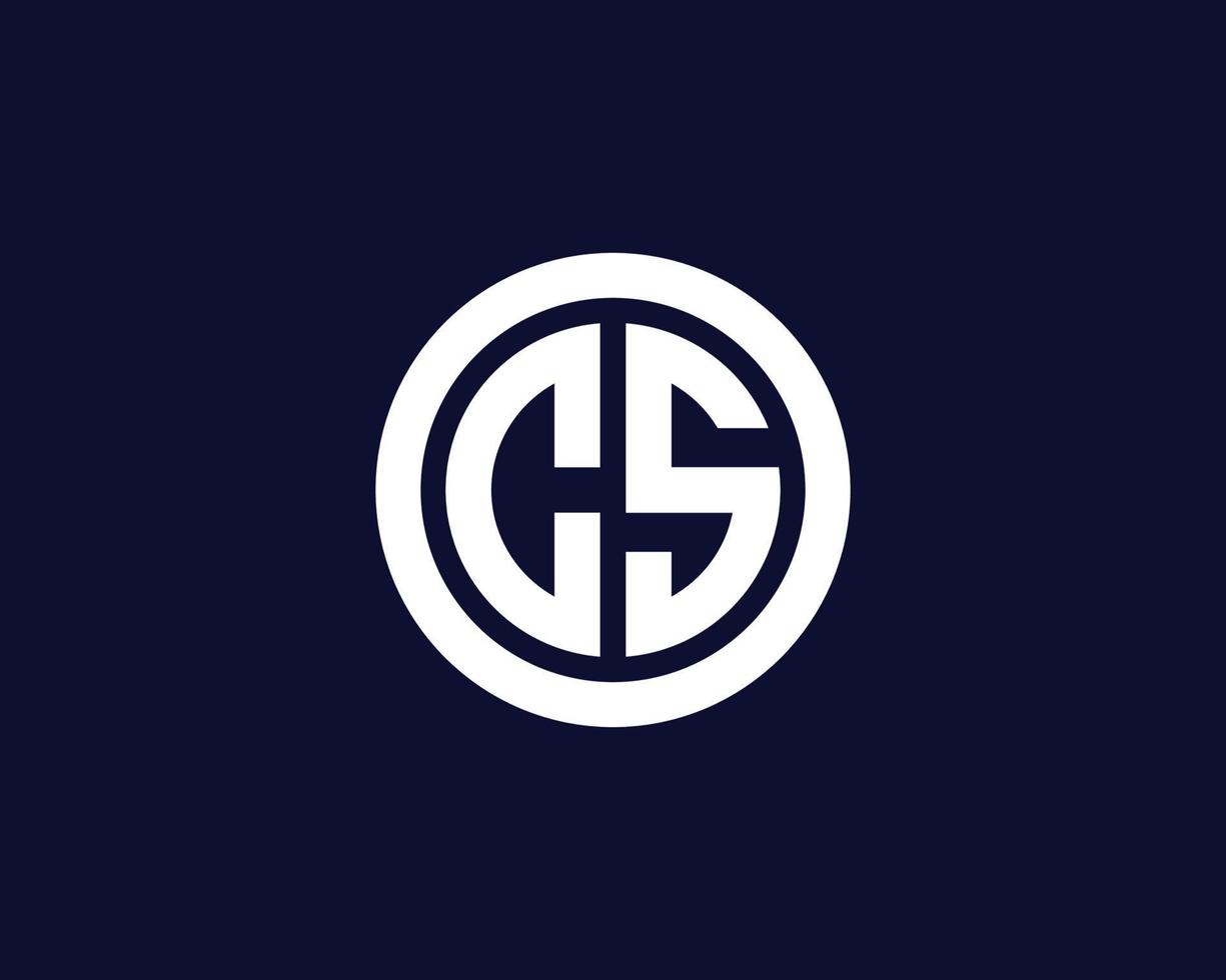 CS SC Logo design vector template