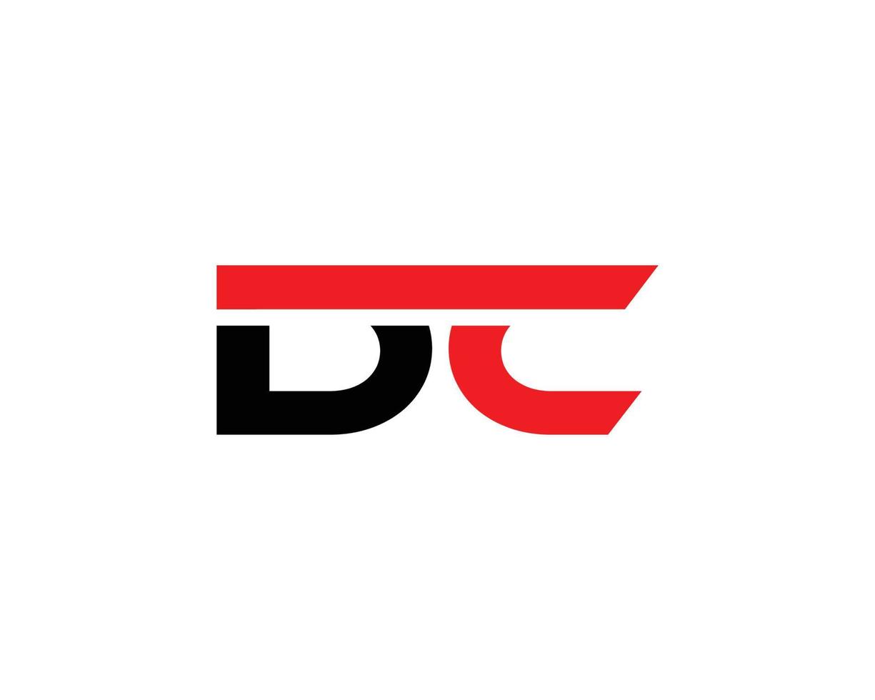 DC CD logo design vector template