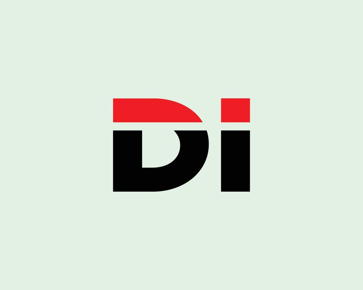 plantilla de vector de diseño de logotipo di id