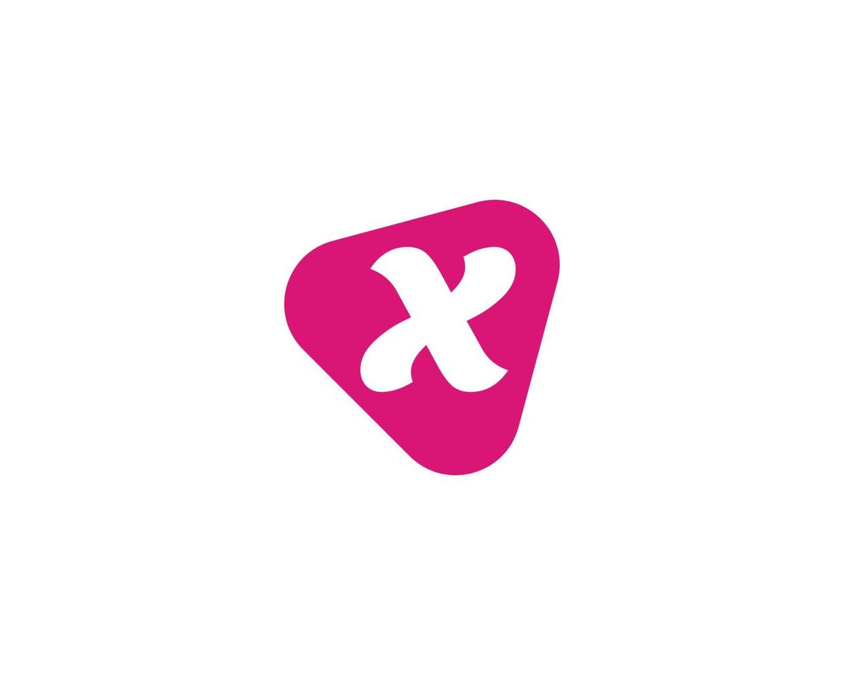 plantilla de vector de diseño de logotipo x xx
