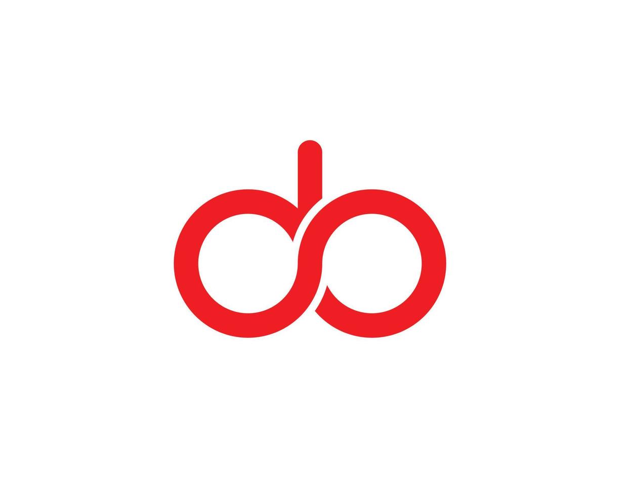 DO OD Logo design vector template