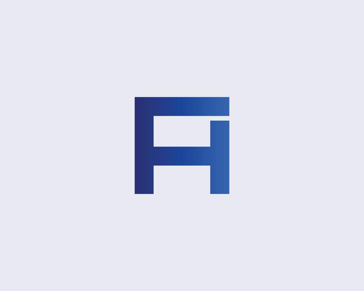 AH HA Logo design vector template