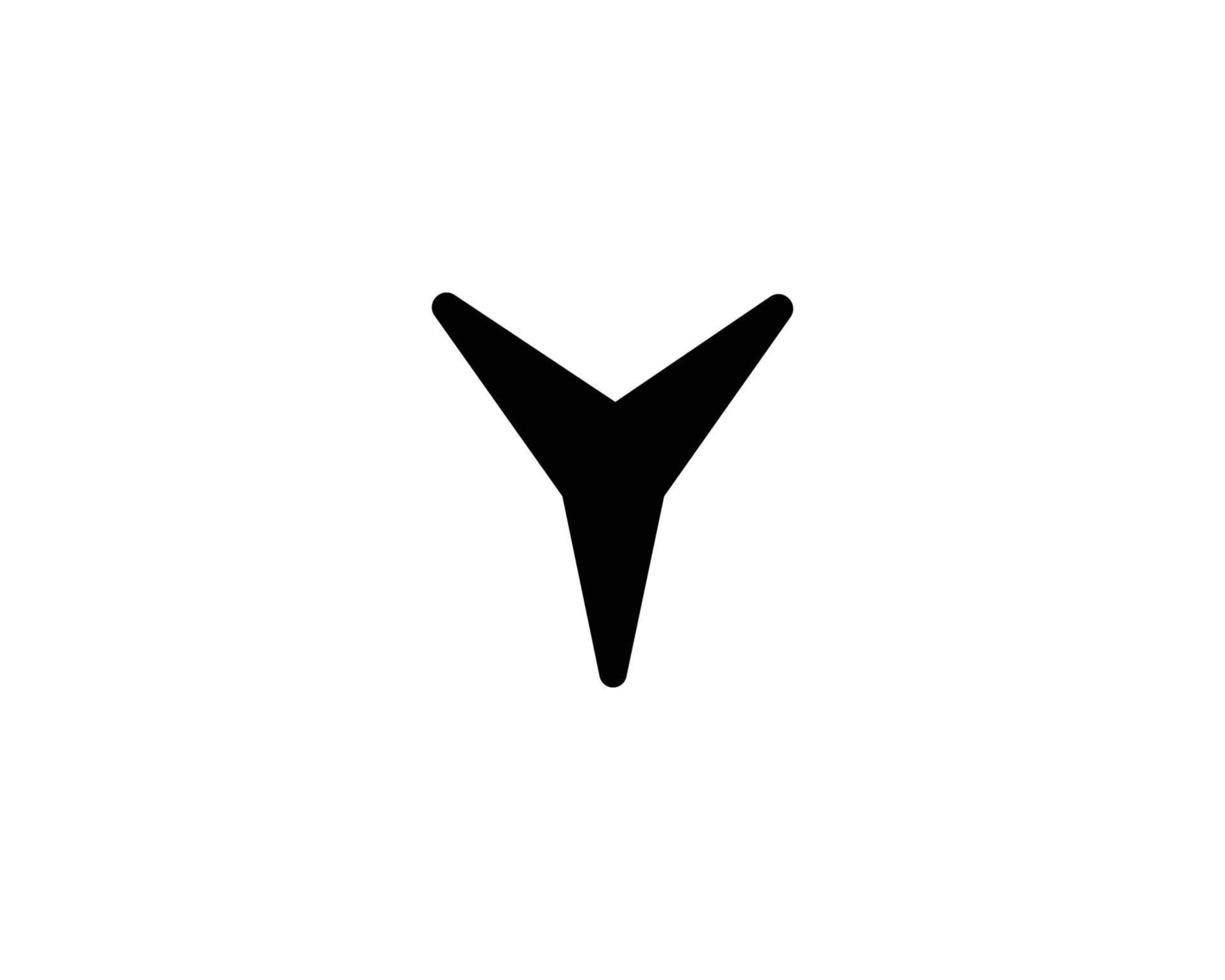 Y logo design vector template
