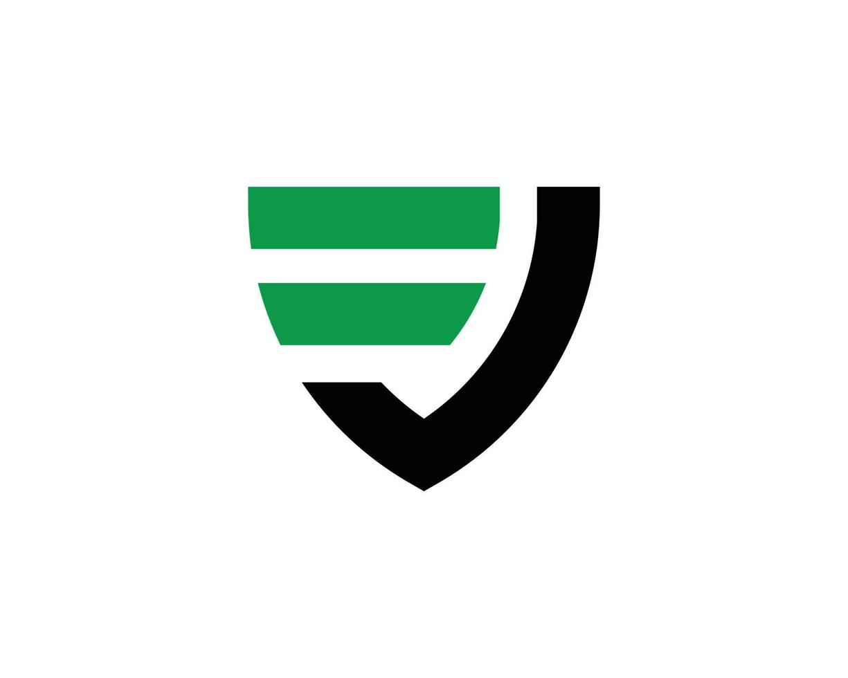 plantilla de vector de diseño de logotipo j