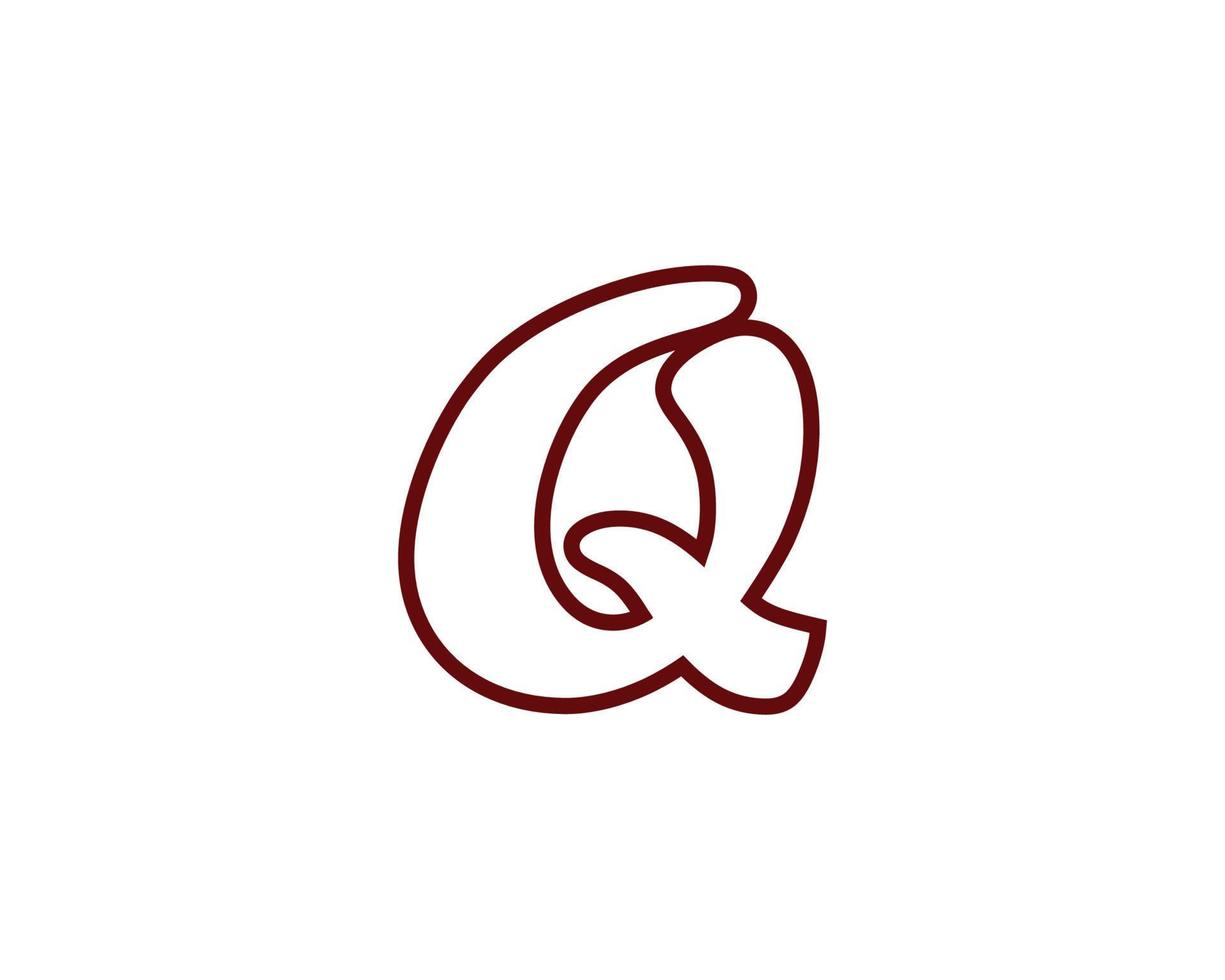 Q logo design vector template