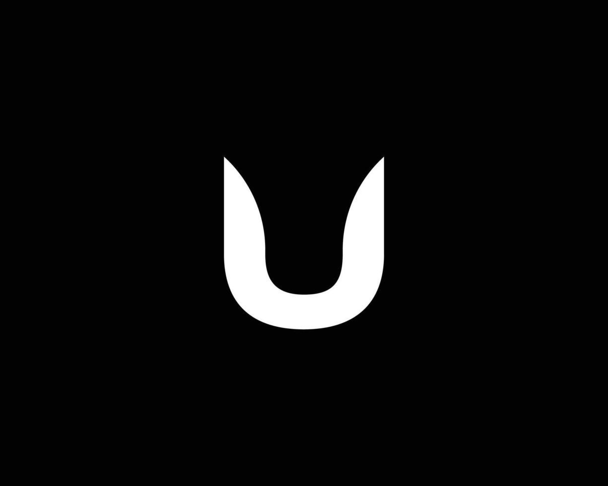 U logo design vector template