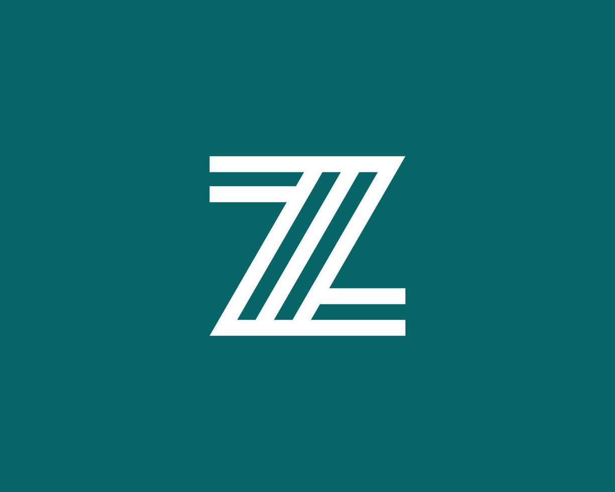 plantilla de vector de diseño de logotipo z