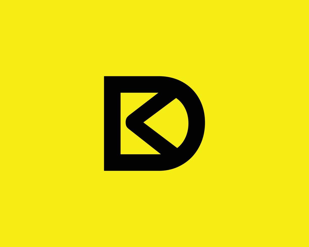 DK KD Logo design vector template