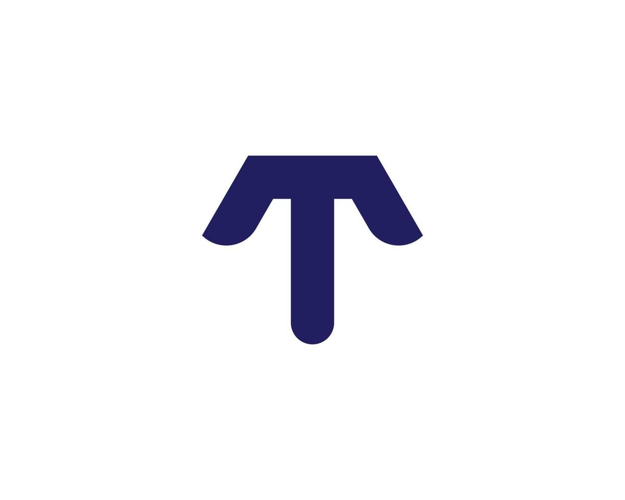 T logo design vector template
