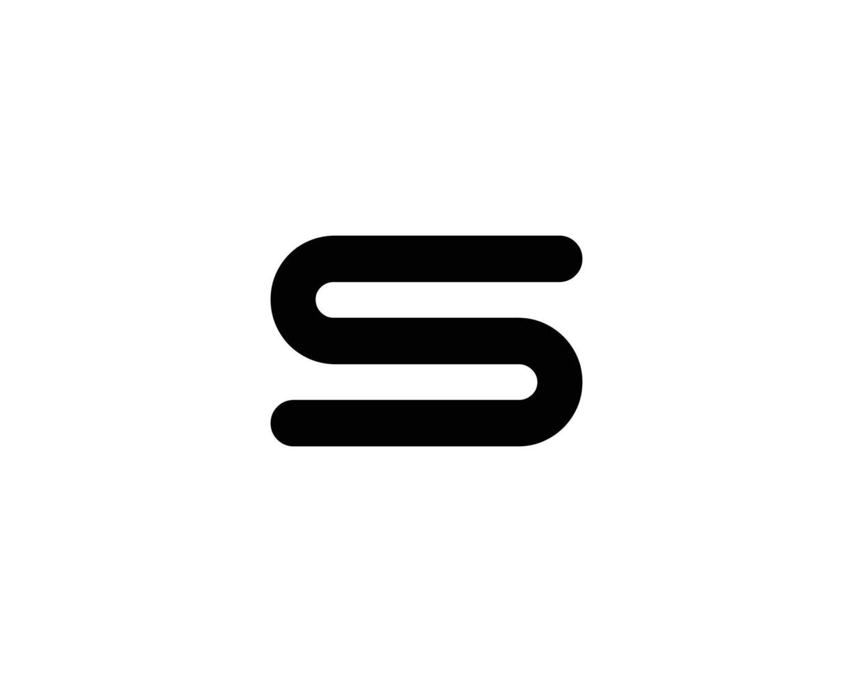 plantilla de vector de diseño de logotipo s