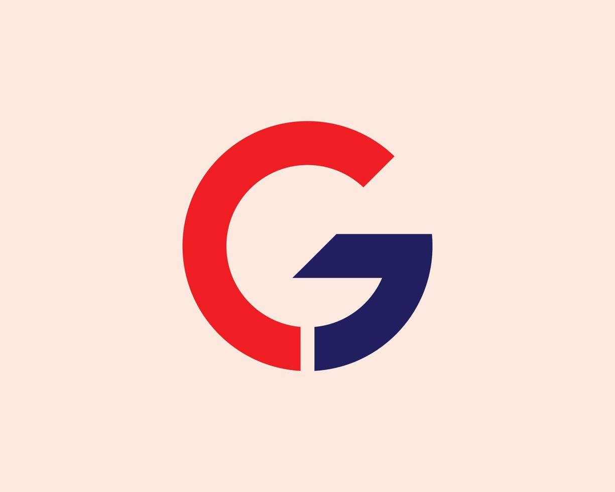 CG GC logo design vector template