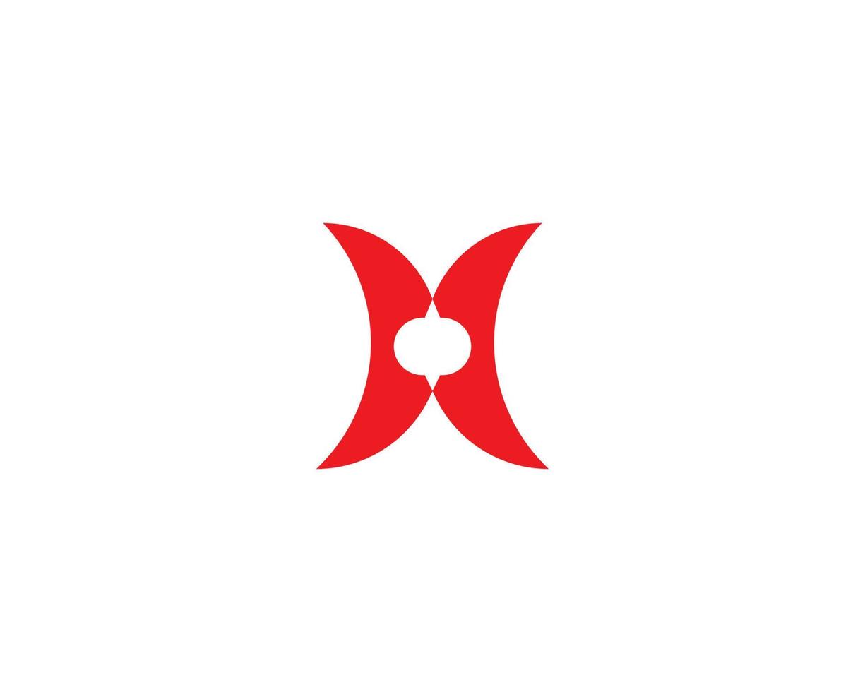X logo design vector template