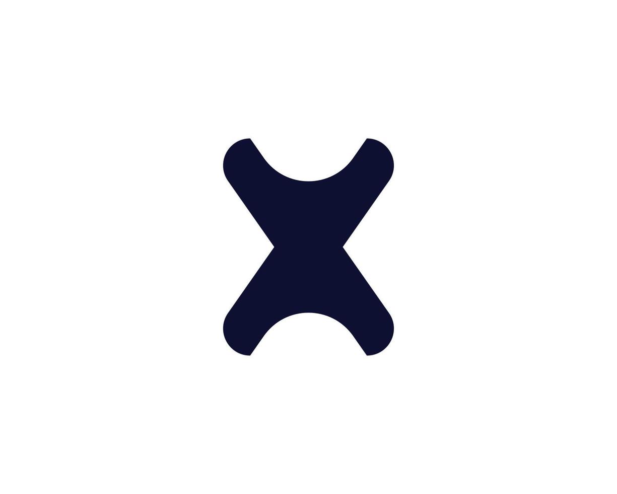 X logo design vector template