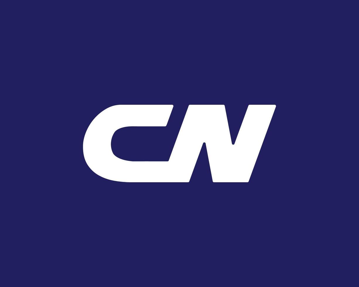 CN NC Logo design vector template