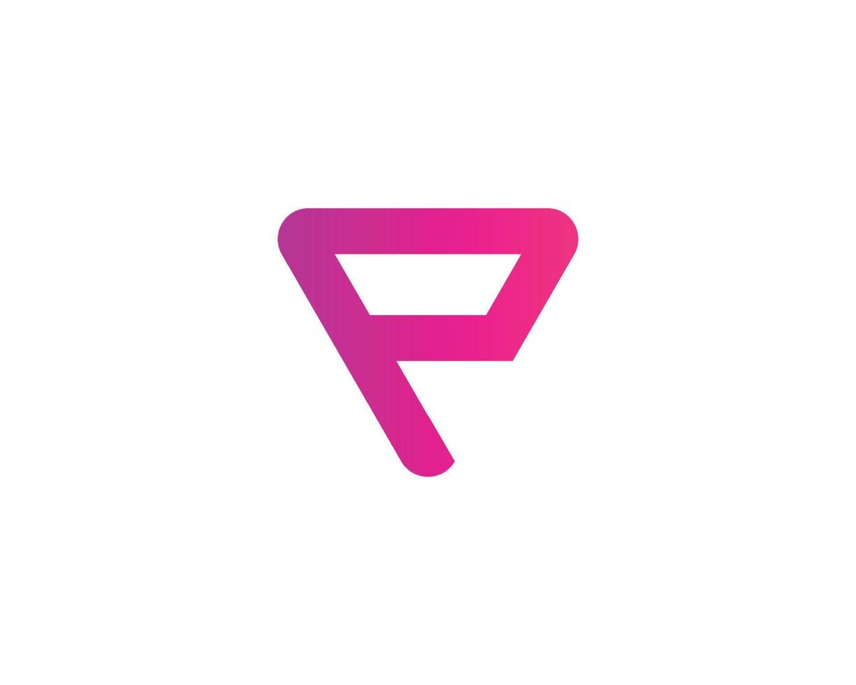 P logo design vector template