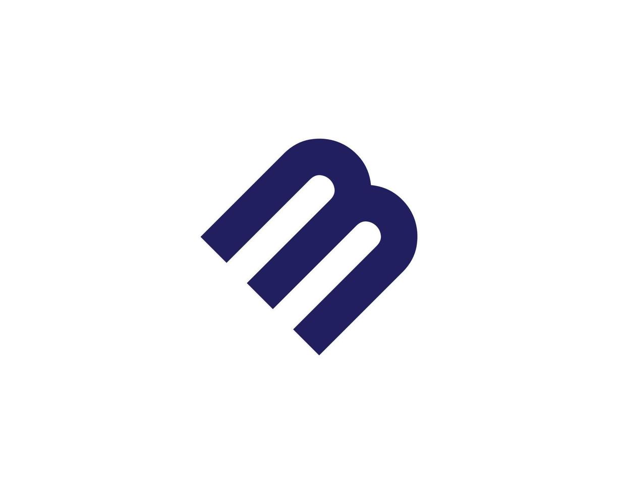 BM MB Logo design vector template