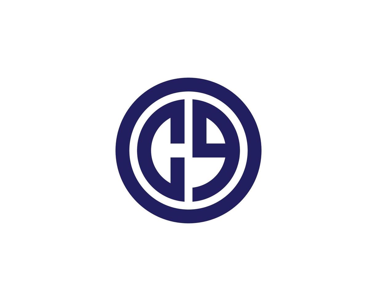 CQ QC logo design vector template