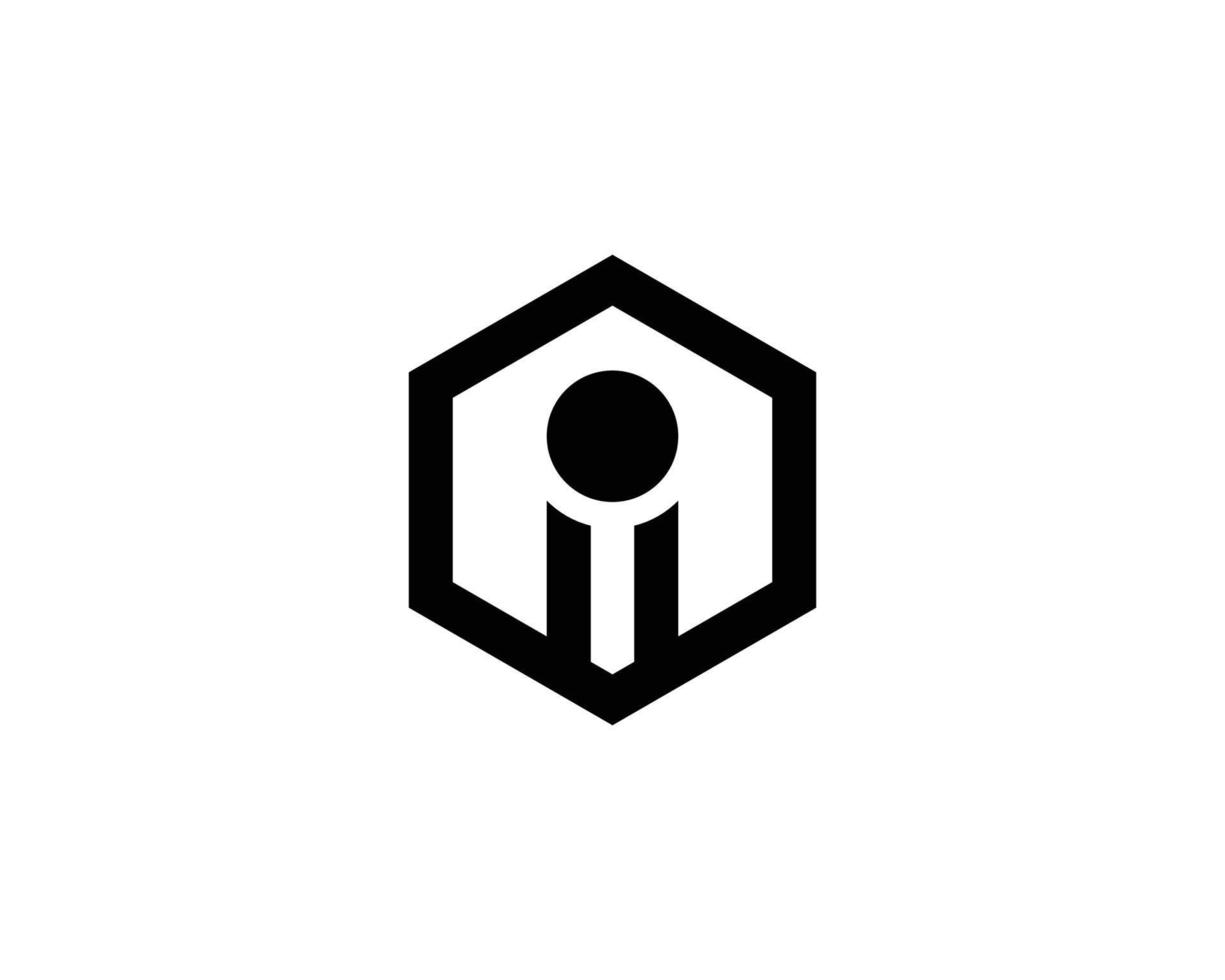 I logo design vector template
