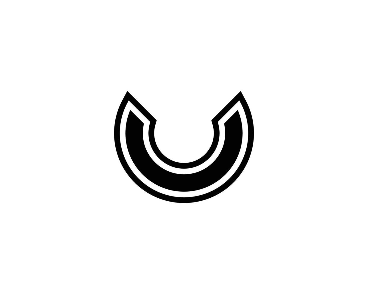 U UU Logo design vector template