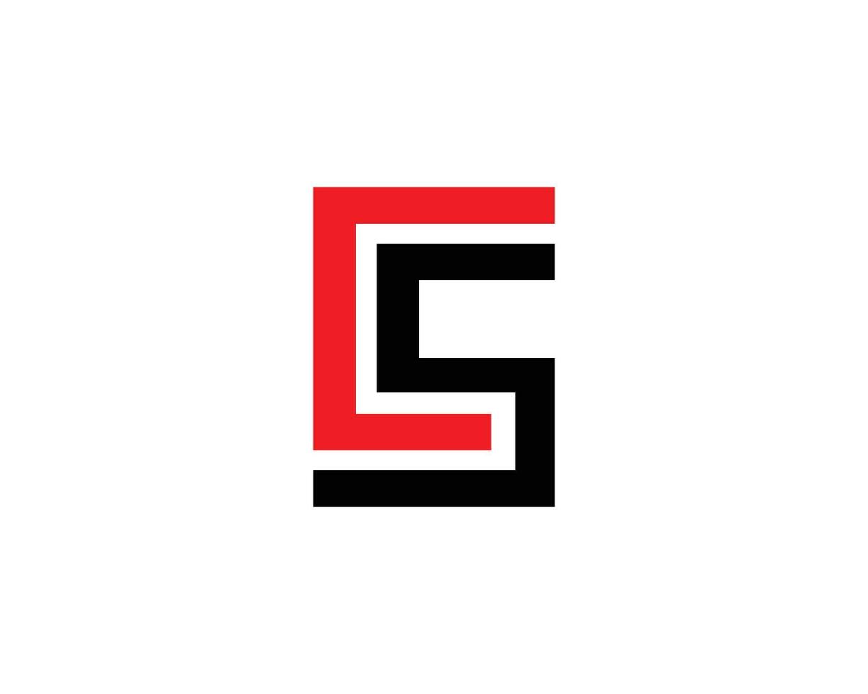 CS SC Logo design vector template