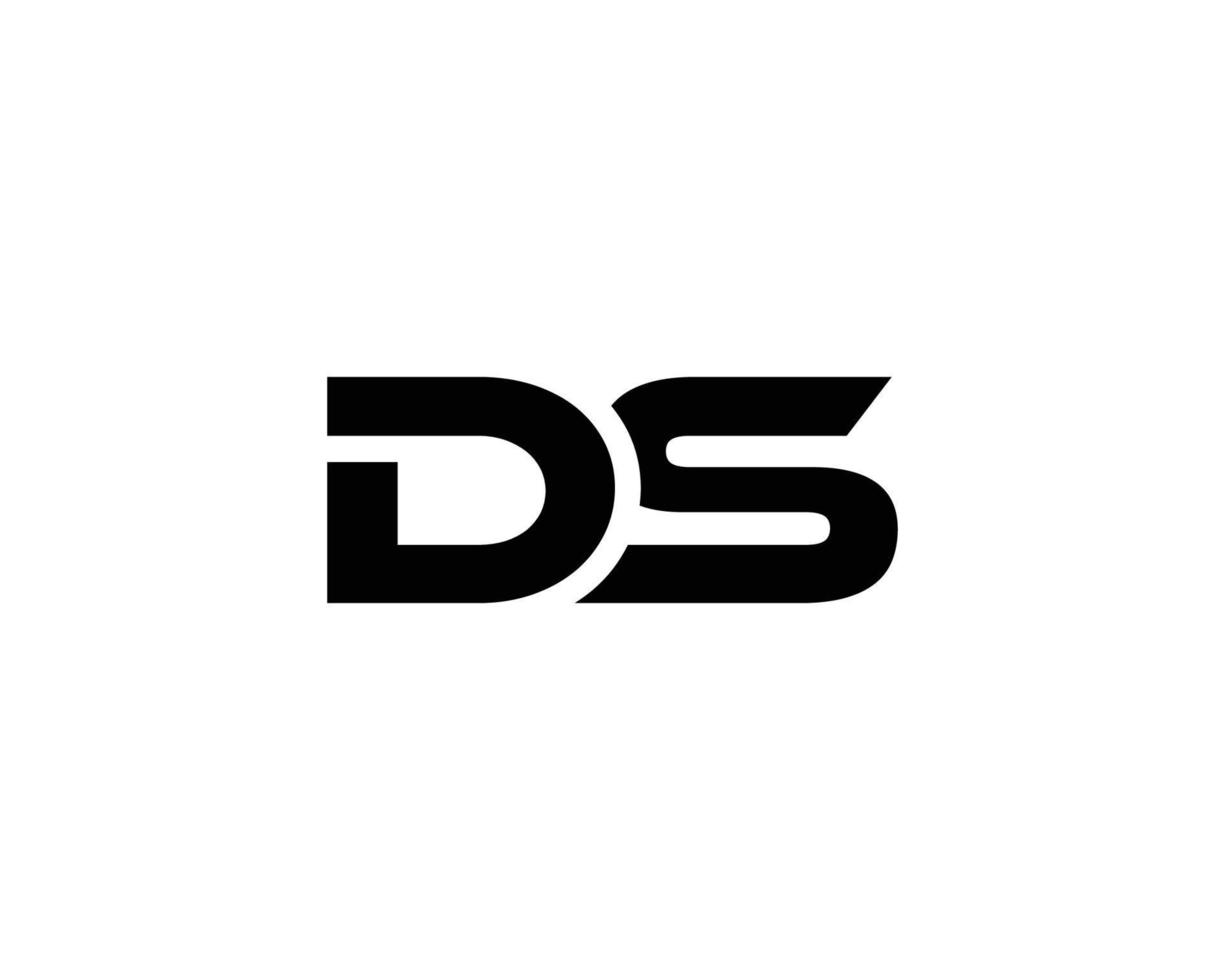 DS SD Logo design vector template