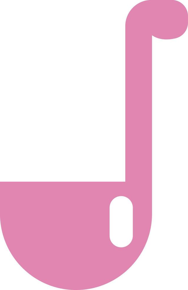 Kitchen ladle, illustration, vector on a white background.